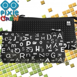 Pixie Crew Несесер с 1 цип Black Alphabet PXA-02-BLACK Pixie Crew Несесер с 1 цип Black Alphabet PXA-02-BLACK